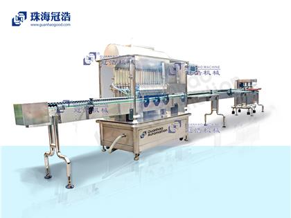 全自動灌裝、旋蓋生產(chǎn)線